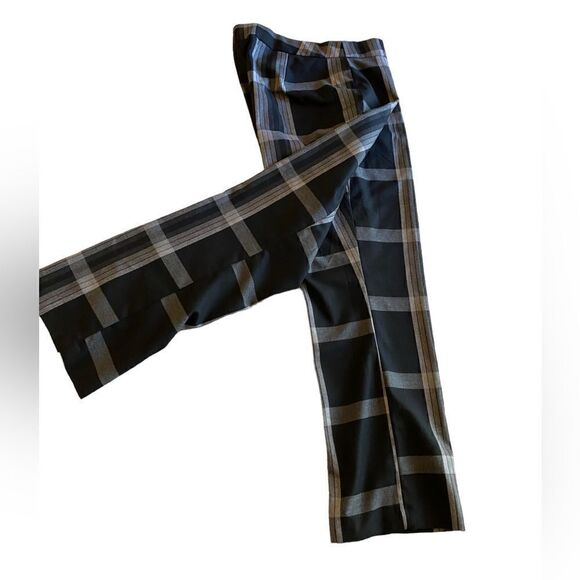 NWOT Black and White Plaid Belle Vere Pants - Picture 2 of 9